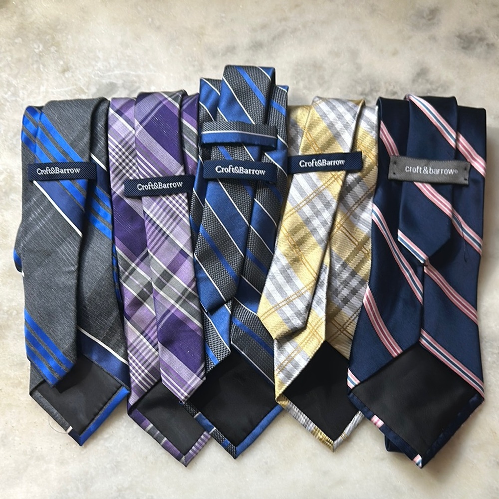 Croft & Barrow Men's Tie Set - Assorted Colors